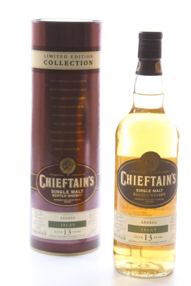 Ardbeg Distillery (Chieftain's) Single Malt Scotch Whisky 13-Years-Old 2005