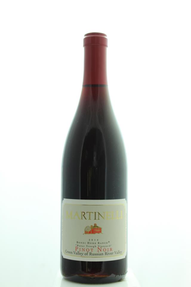 Martinelli Pinot Noir Bondi Home Ranch Water Trough Vineyard 2014