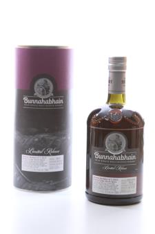 Bunnahabhain Islay Single Malt Scotch Whisky Limited Release Moine Bordeaux Red Wine Cask Matured 10-Years-Old 2008