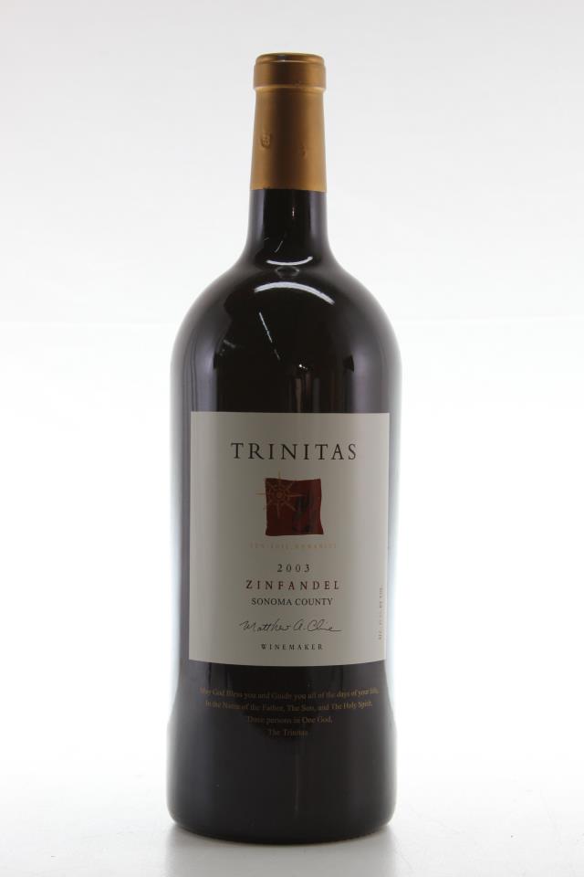 Trinitas Zinfandel Sonoma County 2003
