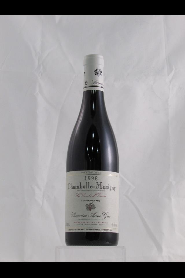Anne Gros Chambolle-Musigny La Combe d'Orveau 1998