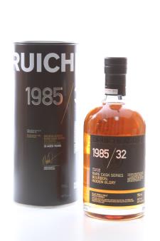 Bruichladdich Distillery Islay Single Malt Scotch Whisky Rare Cask Series Bourbon Hidden Glory 32-Years-Old 1985