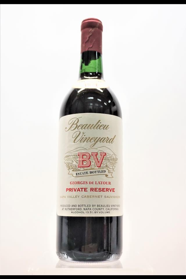BV Cabernet Sauvignon Georges de Latour Private Reserve 1974