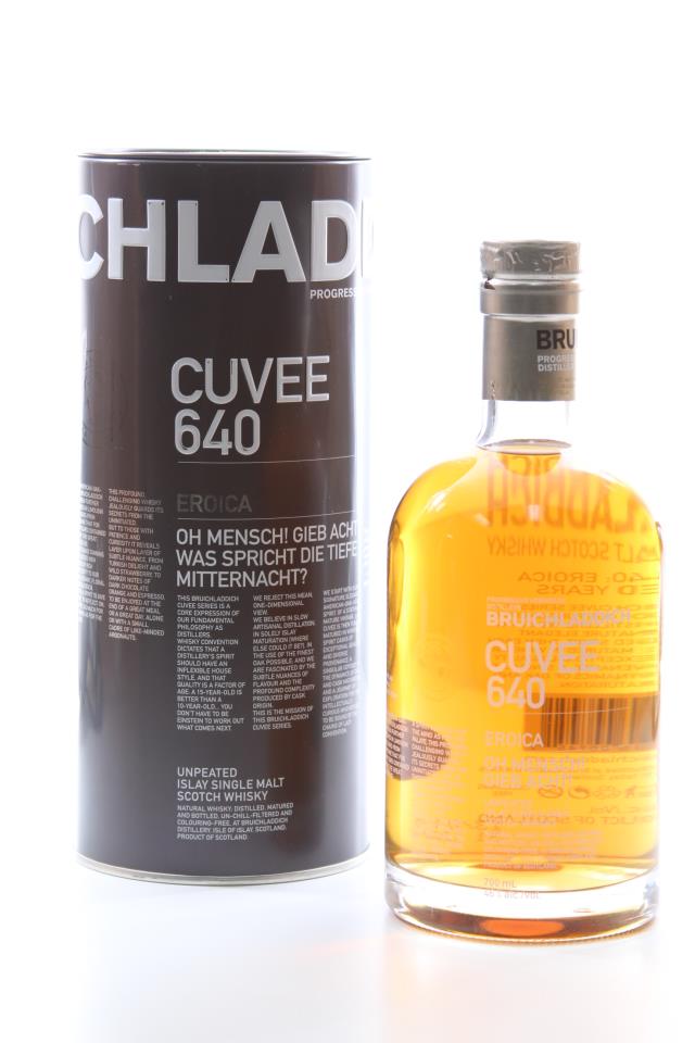 Bruichladdich Distillery Unpeated Islay Single Malt Scotch Whisky Cuvée 640 Eroica Oh Mensch! Gieb Acht! 21-Years-Old NV