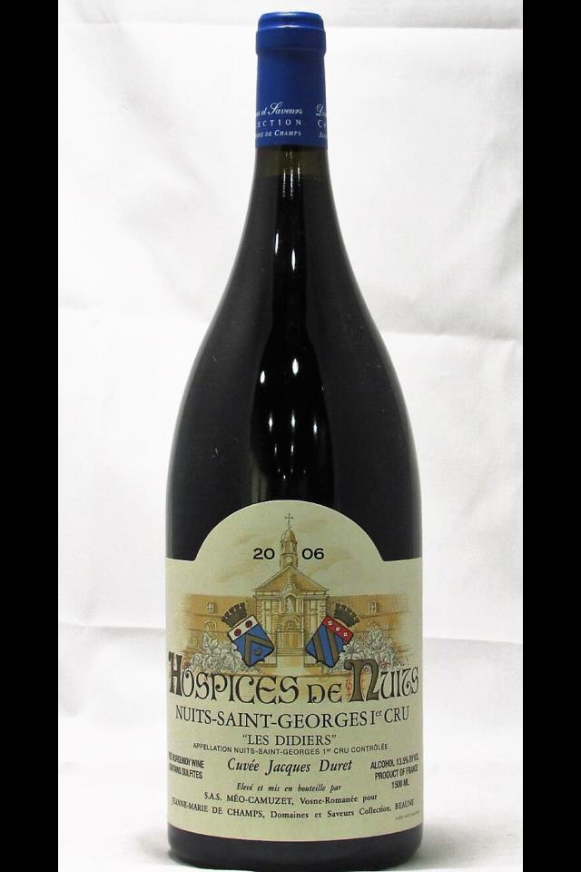 Méo-Camuzet Frère et Sœurs Nuits-St.-Georges Les Didiers Hospices de Nuits Cuvée Jacques Duret 2006