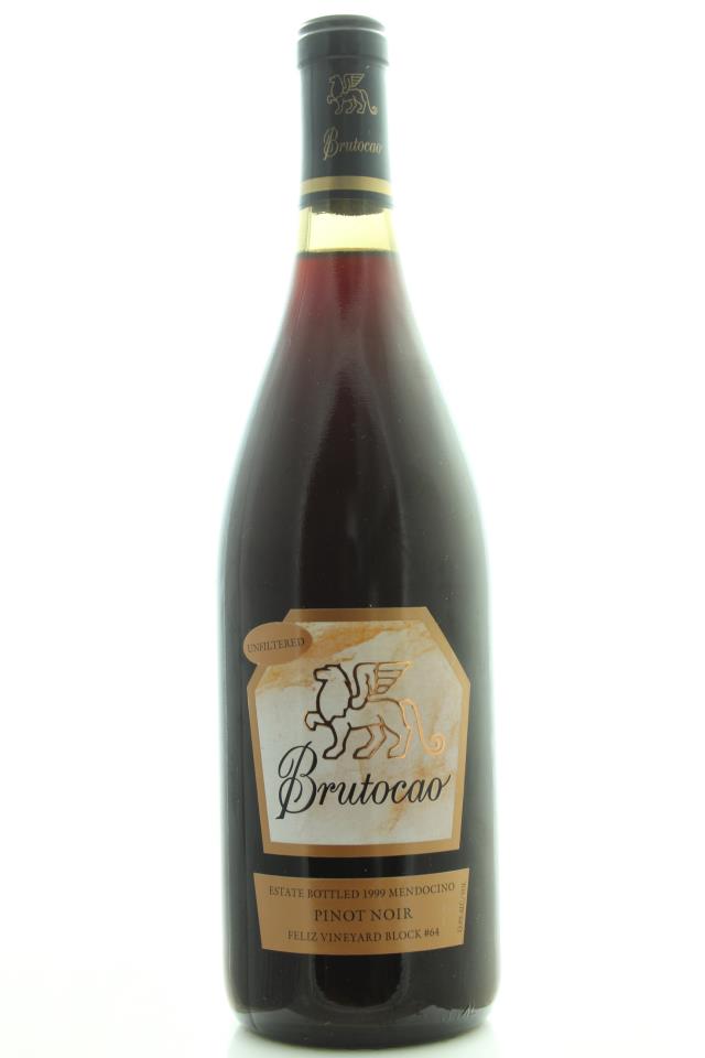 Brutocao Cellars Pinot Noir Esate Feliz Vineyard Block #64 1999