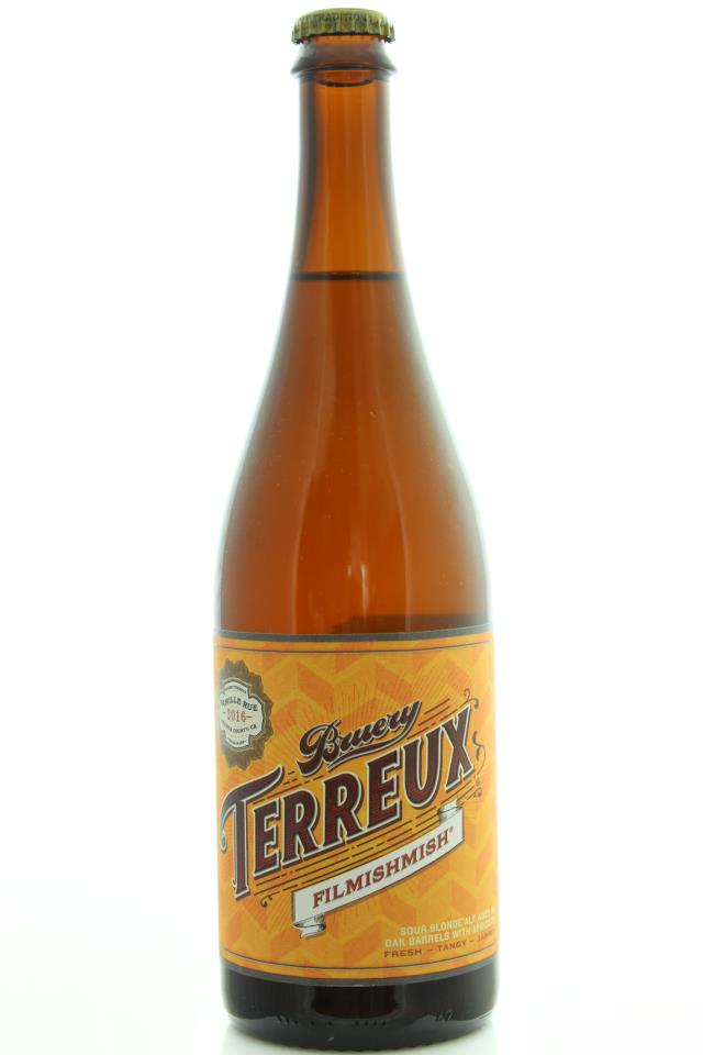 The Bruery Terreux Filmishmish Sour Blonde Ale Aged in Oak Barrels With Apricots 2016