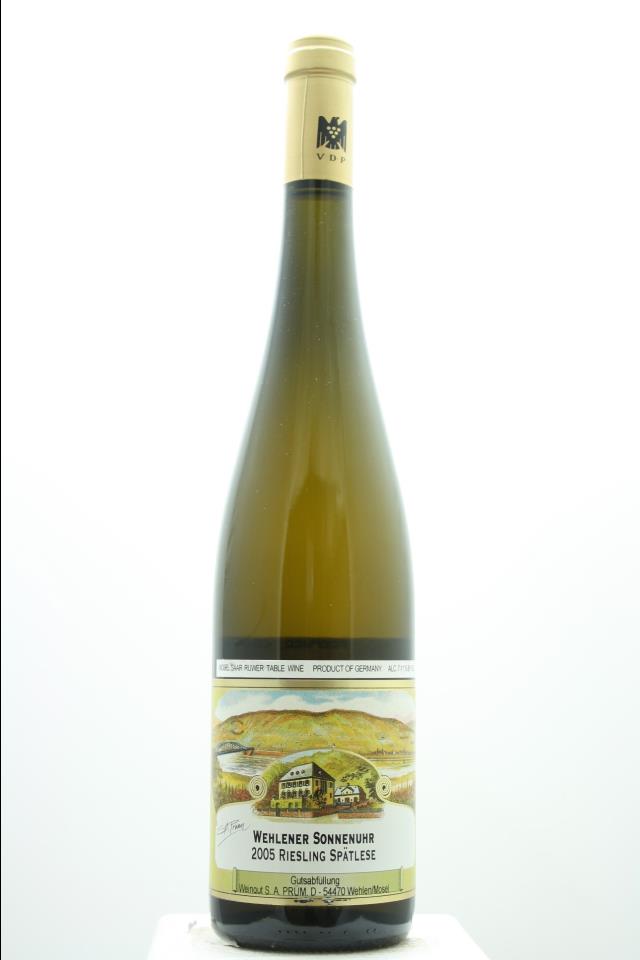 S.A. Prüm Wehlener Sonnenuhr Riesling Spätlese #08 2005