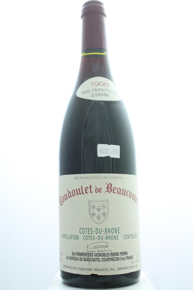 Château de Beaucastel Coudoulet de Beaucastel Côtes du Rhône 1998