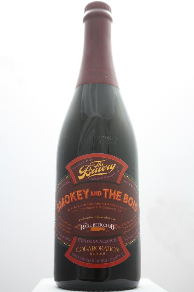 The Bruery / The Rare Beer Club Collaboration Series Smokey and The Bois American Strong Ale Aged in Bourbon Barrels with Vanilla Beans and Cacao Nibs 2014