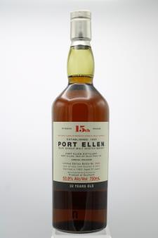 Port Ellen Single Malt Whisky Natural Cask Strength 32-Year-Old 15th Release 1983