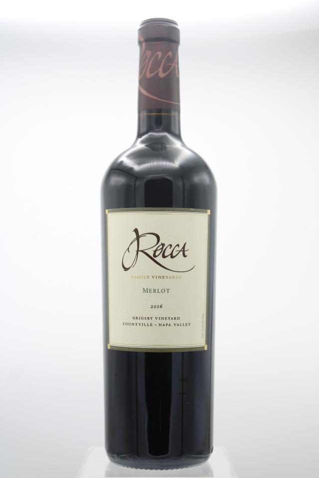 Rocca Family Vineyards Merlot Grigsby Vineyard 2016
