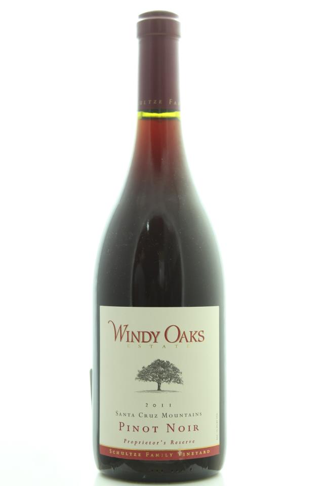 Windy Oaks Estate Pinot Noir Schultze Family Vineyard Proprietor's Reserve 2011