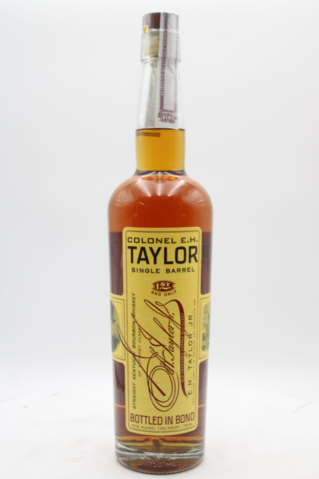 Colonel E.H. Taylor Straight Kentucky Bourbon Whiskey Single Barrel 1st And Only NV