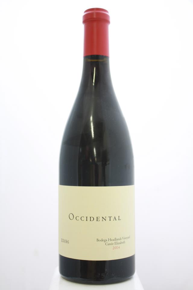 Occidental Pinot Noir Bodega Headlands Vineyard Cuvée Elizabeth 2014