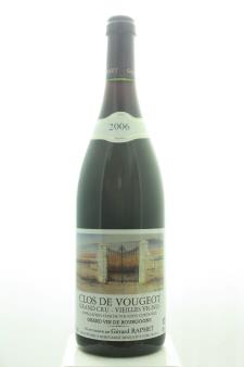Gérard Raphet Clos de Vougeot Vieilles Vignes 2006