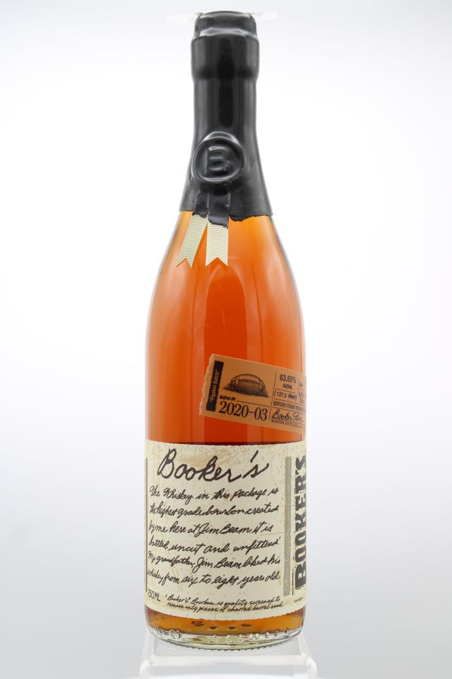 Booker's Kentucky Straight Bourbon Whiskey Pigskin Batch 2020-03 NV