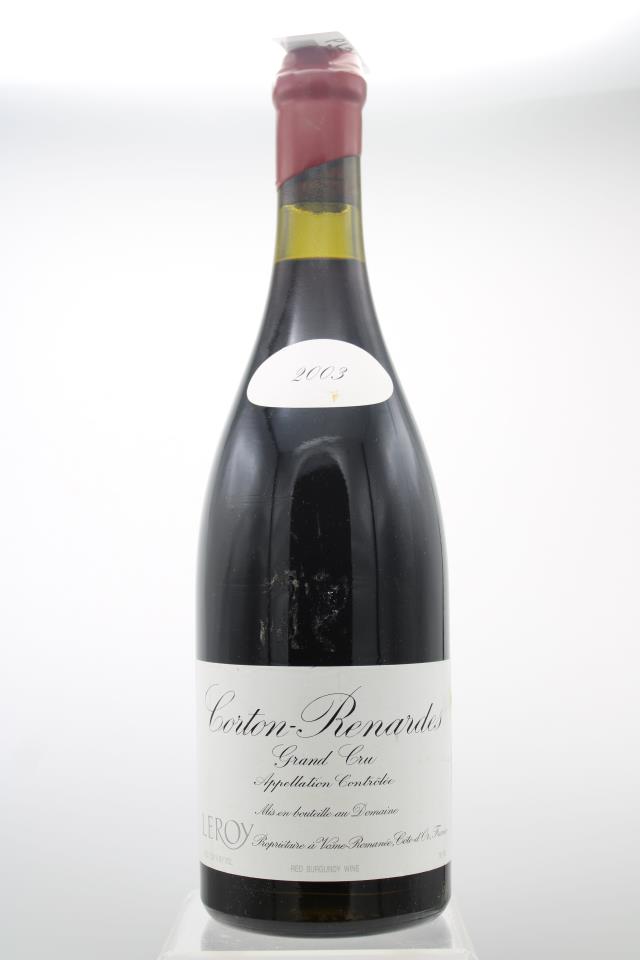 Domaine Leroy Corton-Renardes 2003