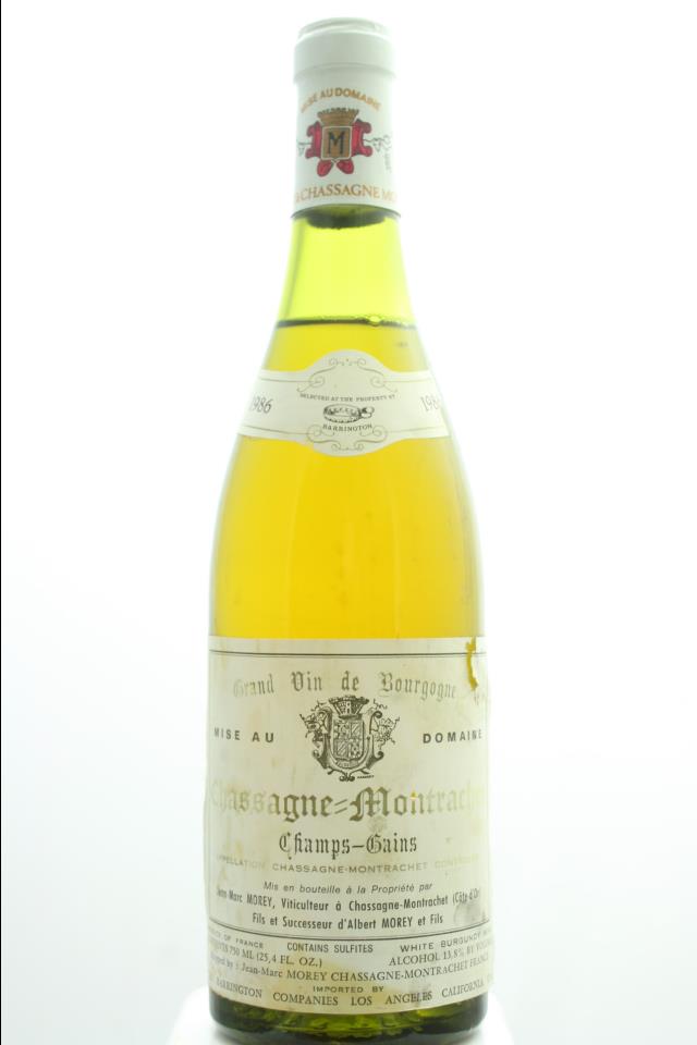 Jean-Marc Morey Chassagne-Montrachet Les Champs Gain 1986