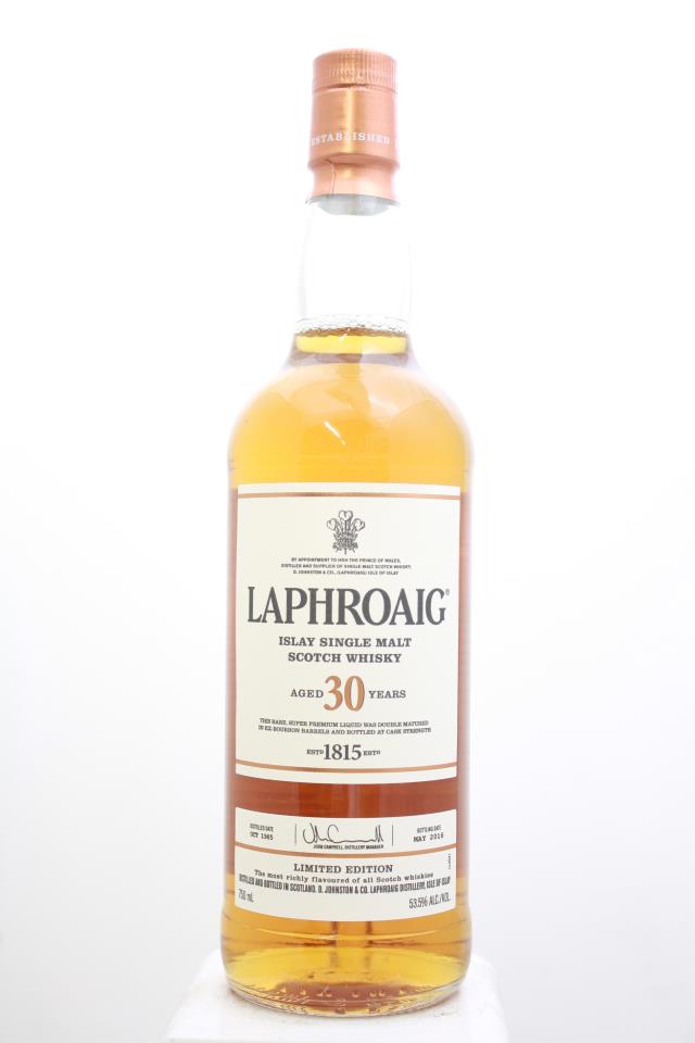 Laphroaig Islay Single Malt Scotch Whisky Limited Edition 30-Year-Old 2016