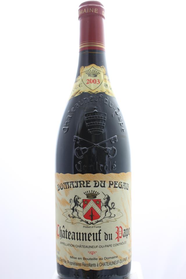 Domaine du Pegau Châteauneuf-du-Pape Cuvée Réservée 2003