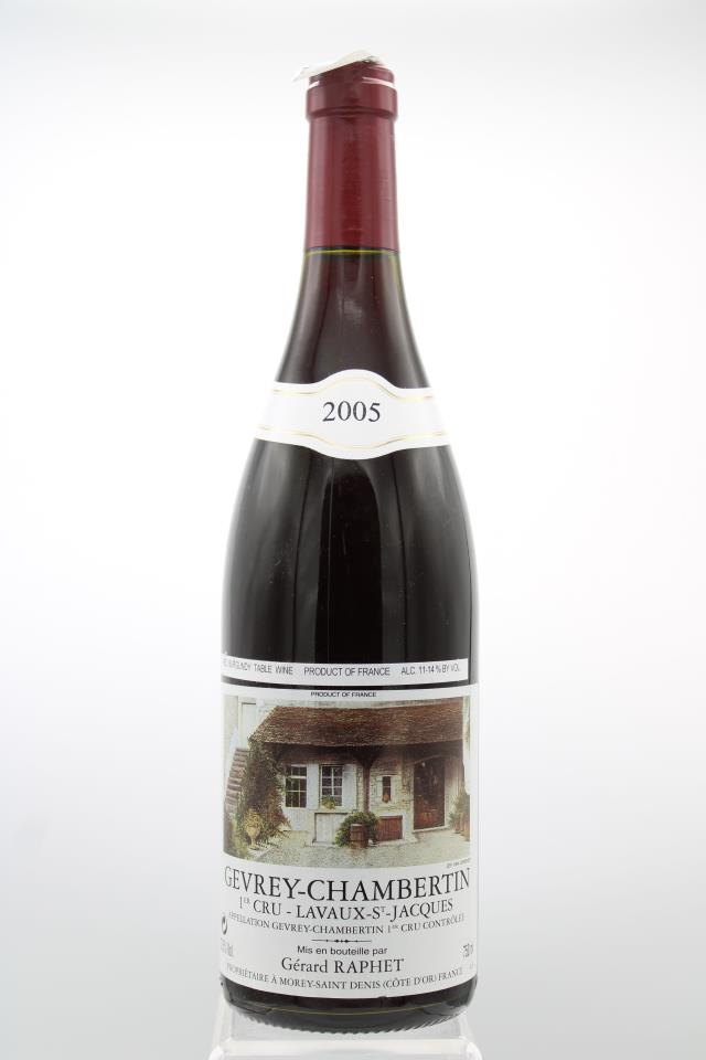 Raphet Gevrey Chambertin Lavaux St. Jacques 2005