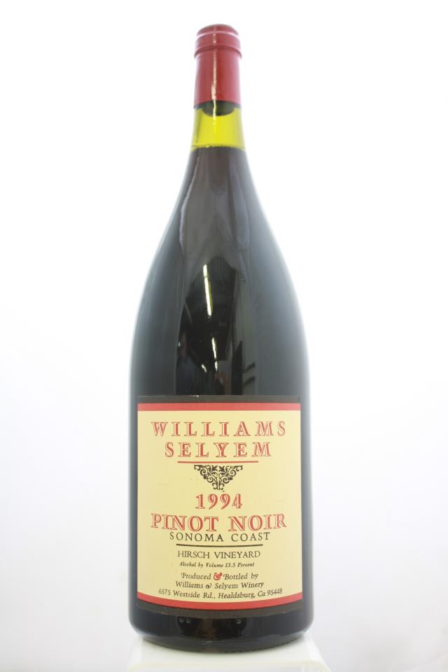 Williams Selyem Pinot Noir Hirsch Vineyard 1994