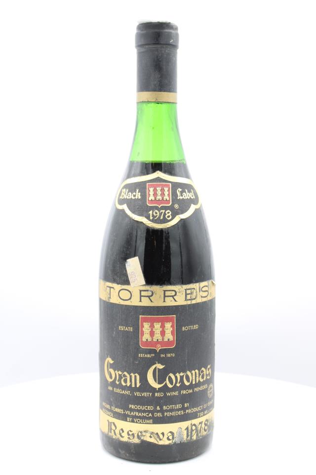 Torres Gran Coronas Reserva Black Label 1978