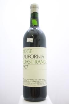 Ridge Vineyards Proprietary Red Coast Range 1997