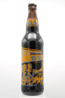 Stone Collaboration Stone Farking Wheaton Wootstout Ale Brewed with Cocoa, Pecans, Wheat & Rye, with One Quarter Aged in Bourbon Barrels NV