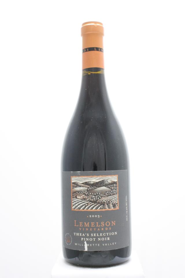 Lemelson Pinot Noir Thea's Selection 2003