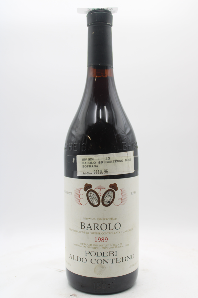 Aldo Conterno Barolo Monforte Bussia 1989