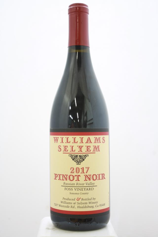 Williams Selyem Pinot Noir Foss Vineyard 2017