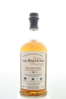 The Balvenie Single Malt Scotch Whisky Signature Matured in Three Distinct Caks Batch #3 12-Years-Old NV