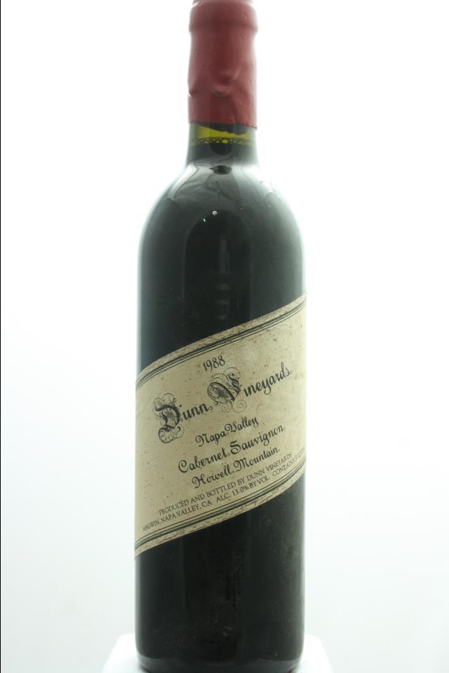 Dunn Cabernet Sauvignon Howell Mountain 1988