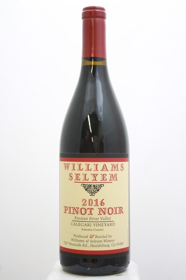 Williams Selyem Pinot Noir Calegari Vineyard 2016