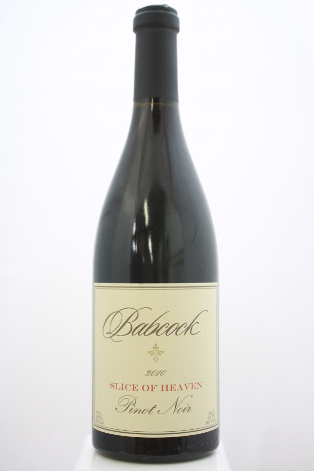 Babcock Pinot Noir Slice of Heaven 2010