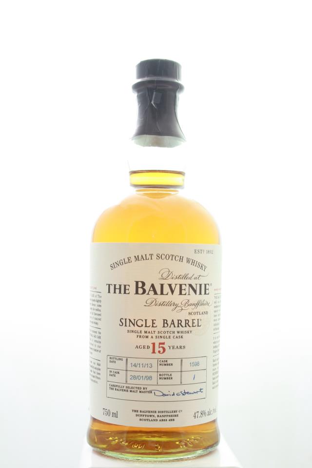 The Balvenie Single Malt Scotch Whisky Single Barrel 15-Years-Old 1998