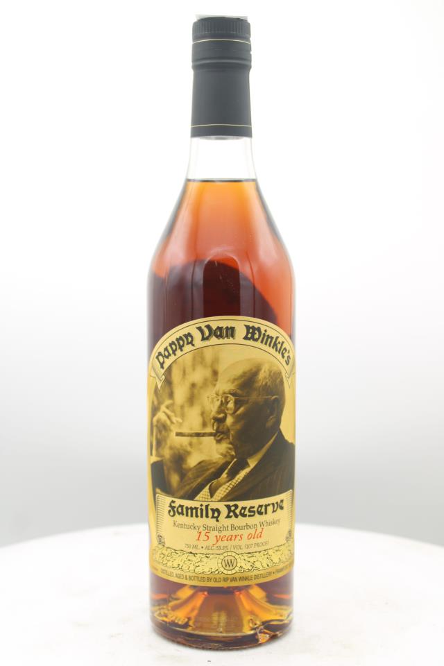 Old Rip Van Winkle Pappy Van Winkle's Kentucky Straight Bourbon Whiskey Family Reserve 15-Year-Old NV