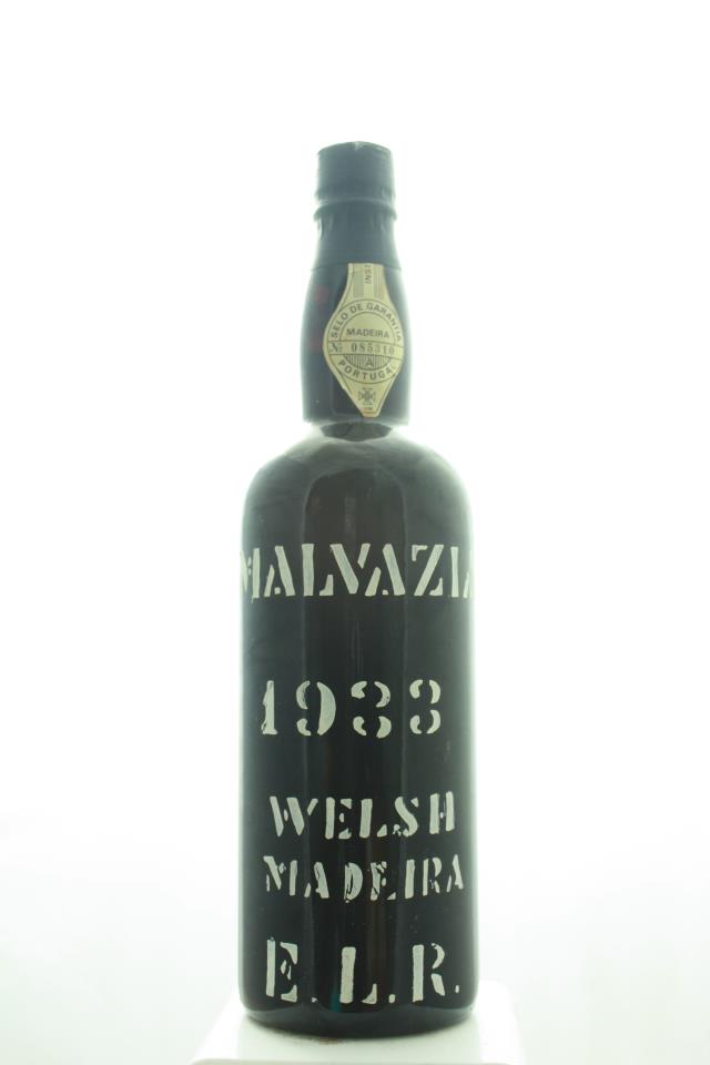Welsh Brothers Malvazia Madeira 1933