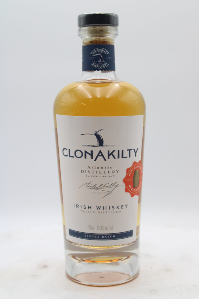 Clonakilty Single Batch Triple Distilled Port Cask Finish Irish Whiskey NV