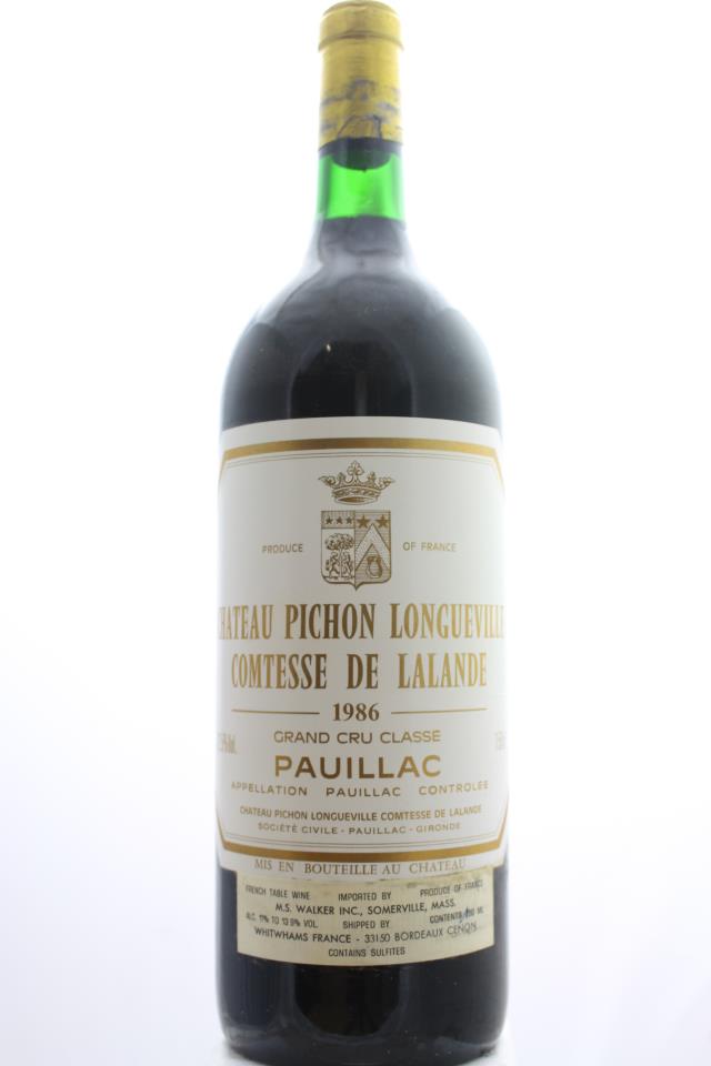 Pichon-Longueville Comtesse de Lalande 1986