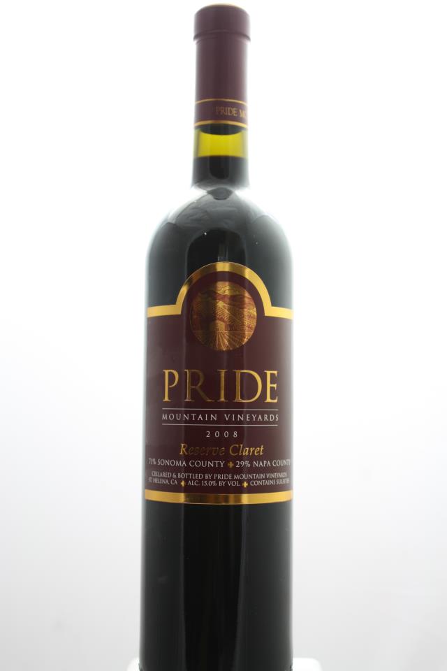 Pride Mountain Vineyards Claret Reserve Sonoma County / Napa County 2008