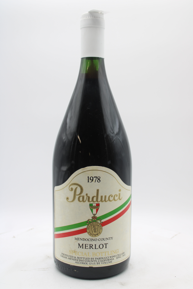 Parducci Merlot Special Bottling 1978