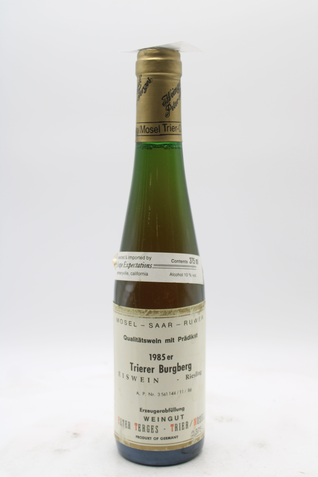 Peter Terges Trierer Burgberg Eiswein Erzeugerabfullung #11 1985