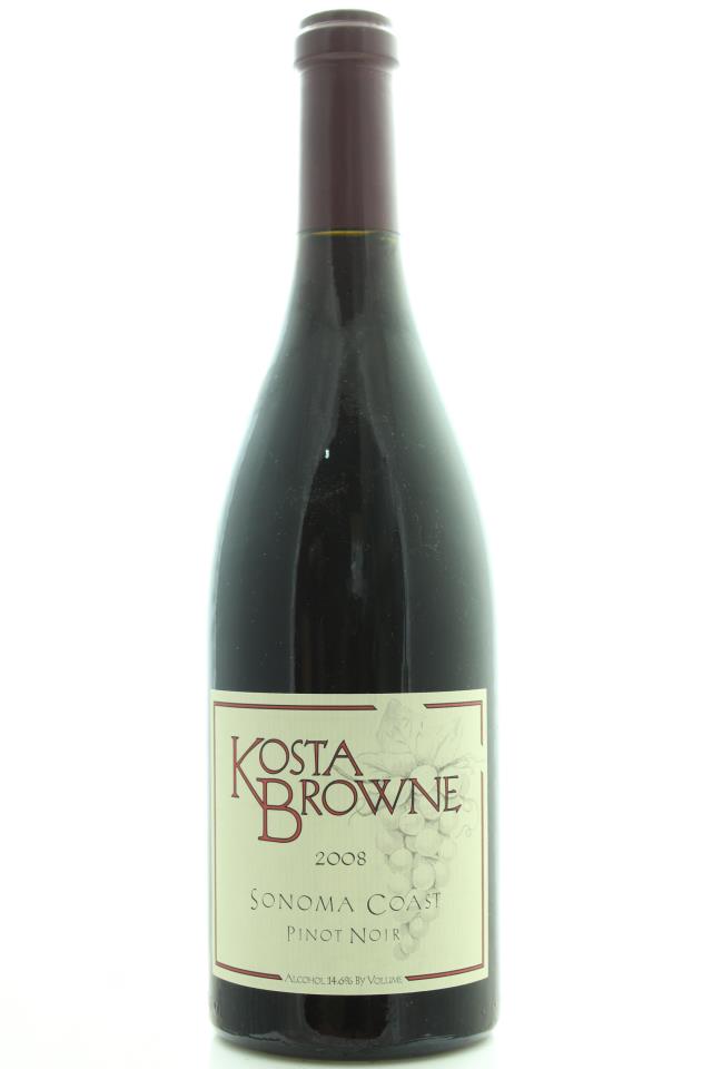 Kosta Browne Pinot Noir Sonoma Coast 2008