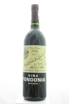 R. López de Heredia Rioja Tinto Reserva Viña Tondonia 2001