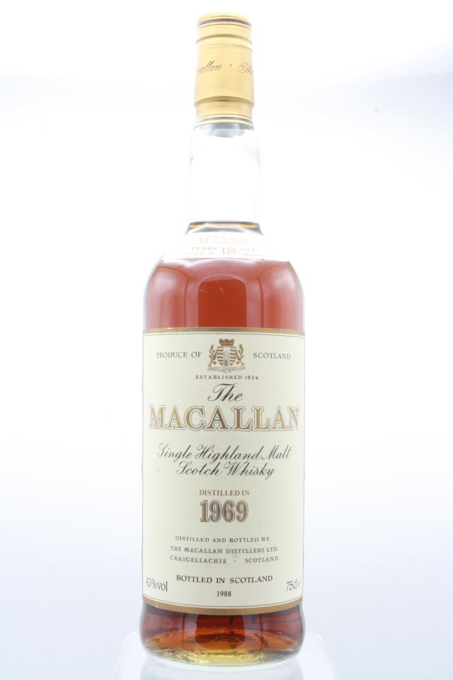 The Macallan Single Highland Malt Scotch Whisky 18-Years-Old 1969