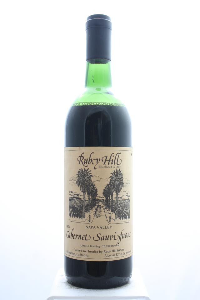 Ruby Hill Cabernet Sauvignon 1974