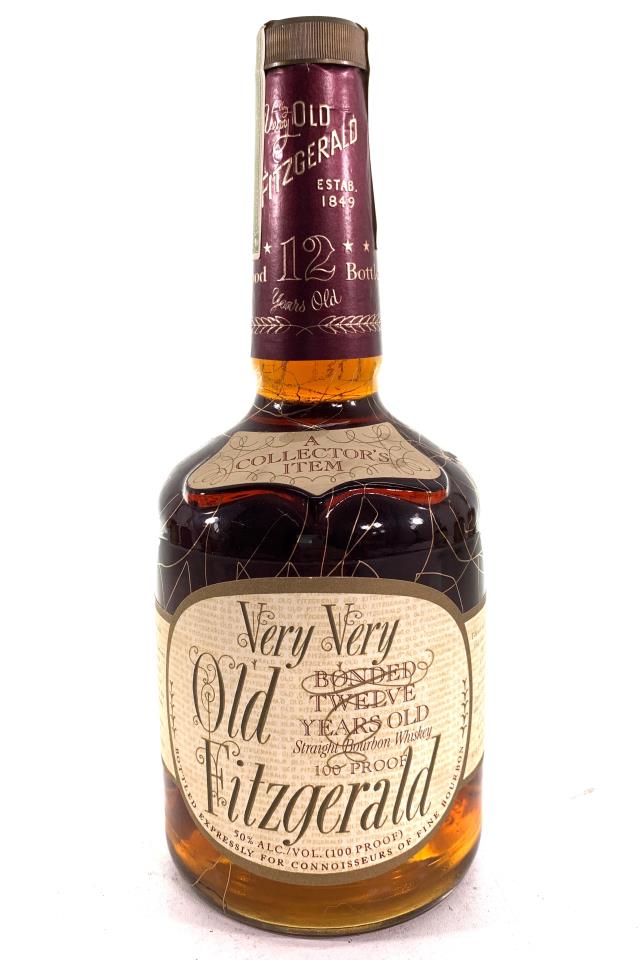 Old Fitzgerald Kentucky Straight Bourbon Whiskey Very Very Old Fitzgerald Bonded 12-Year-Old NV